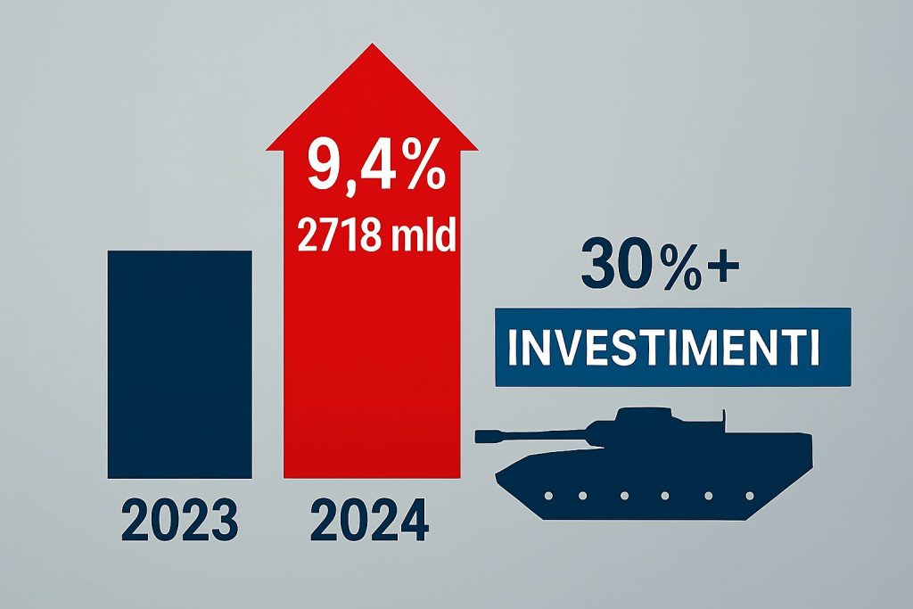 Investimenti in armi 2023-2024